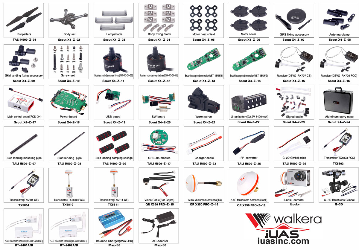 walkera parts